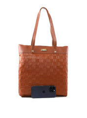 Bolsa Shopper Tiracolo com Tressê e Esferas nas Alças BSI-6553 - CS