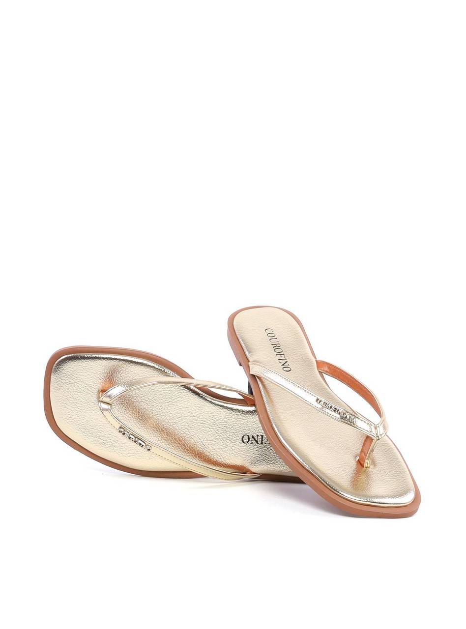 Rasteira de Dedo com Plaquinha - Ouro SDI-11833 - AU