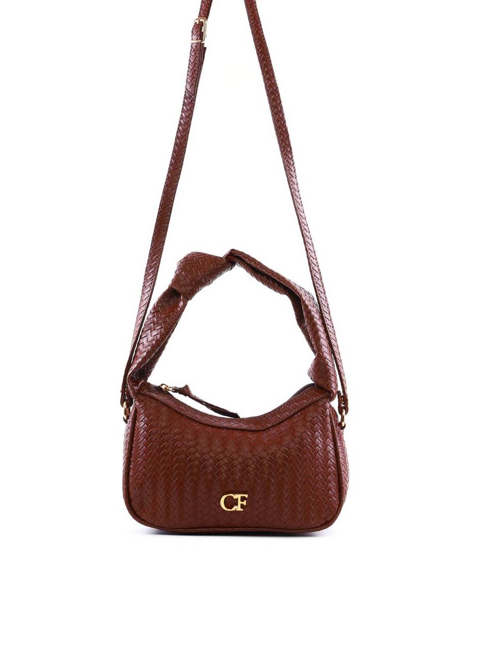 Bolsa Hobo Tressê com Nó na Alça - Cacau BSI-6395 - CA