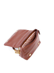 Bolsa Satchel Quadrada em Tressê - Cacau BSI-6230 - CA