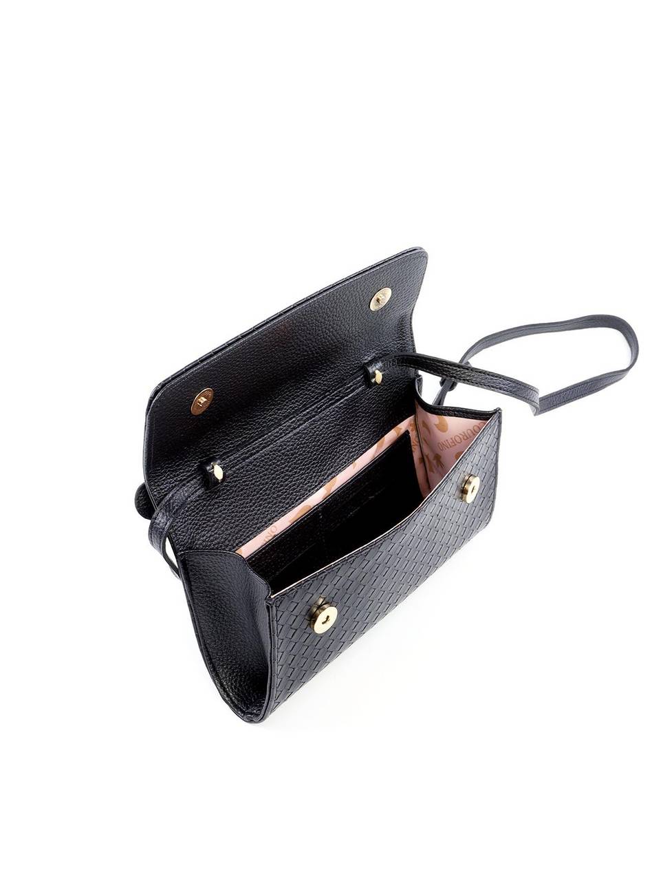 Bolsa Satchel Retangular Pequena - Preta BSI-6246 - PR