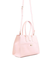Bolsa Tote com Enfeite Meia Argola - Nude BSI-6227 - NU