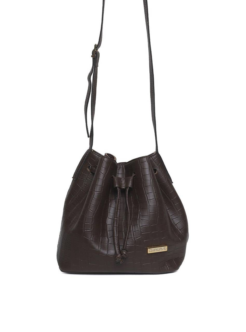 Bolsa Saco Média Transversal  - Cacau BSI-5353 - CA