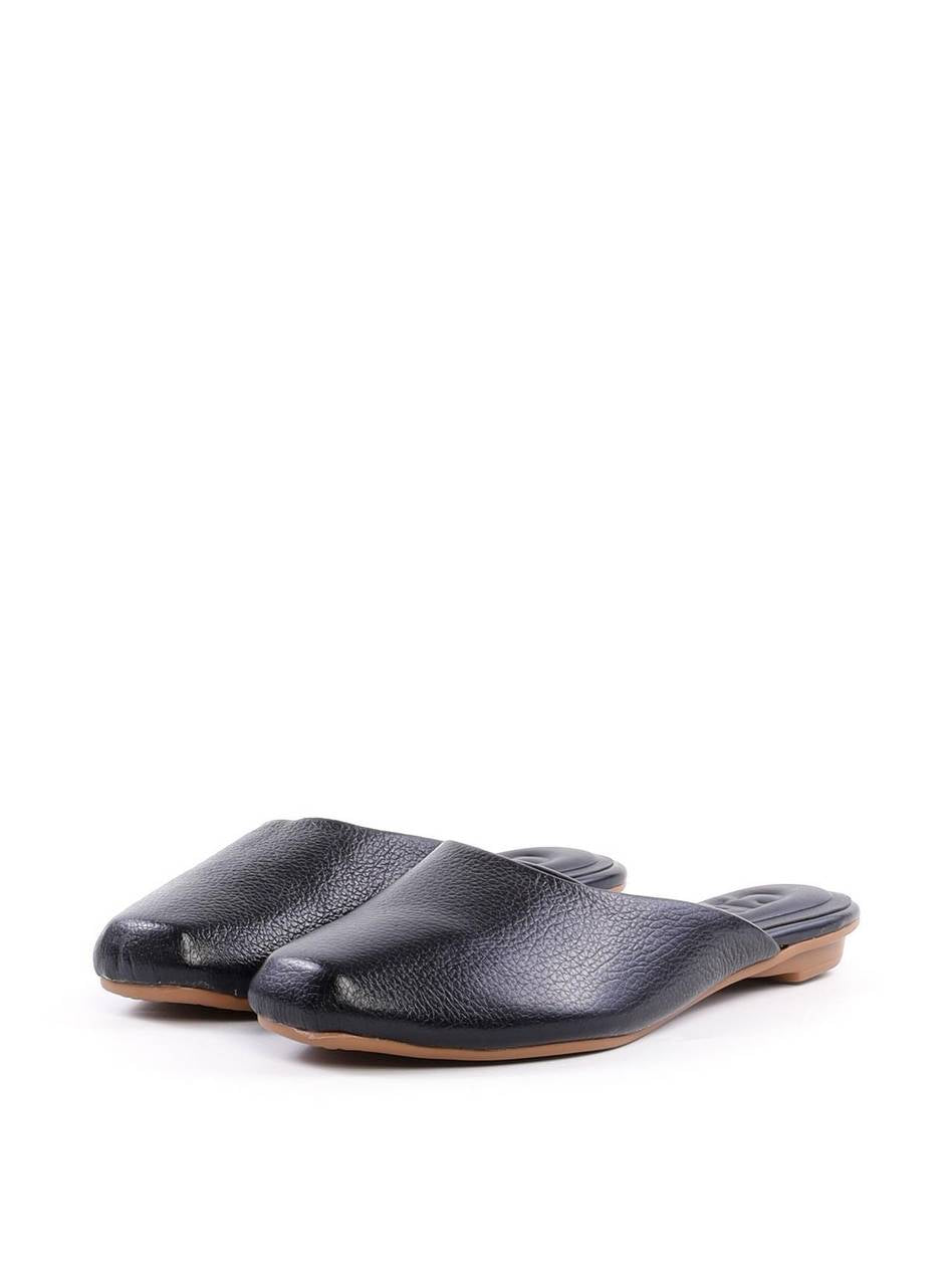 Mule Liso de Bico Quadrado - Preta SD-12089 - PR