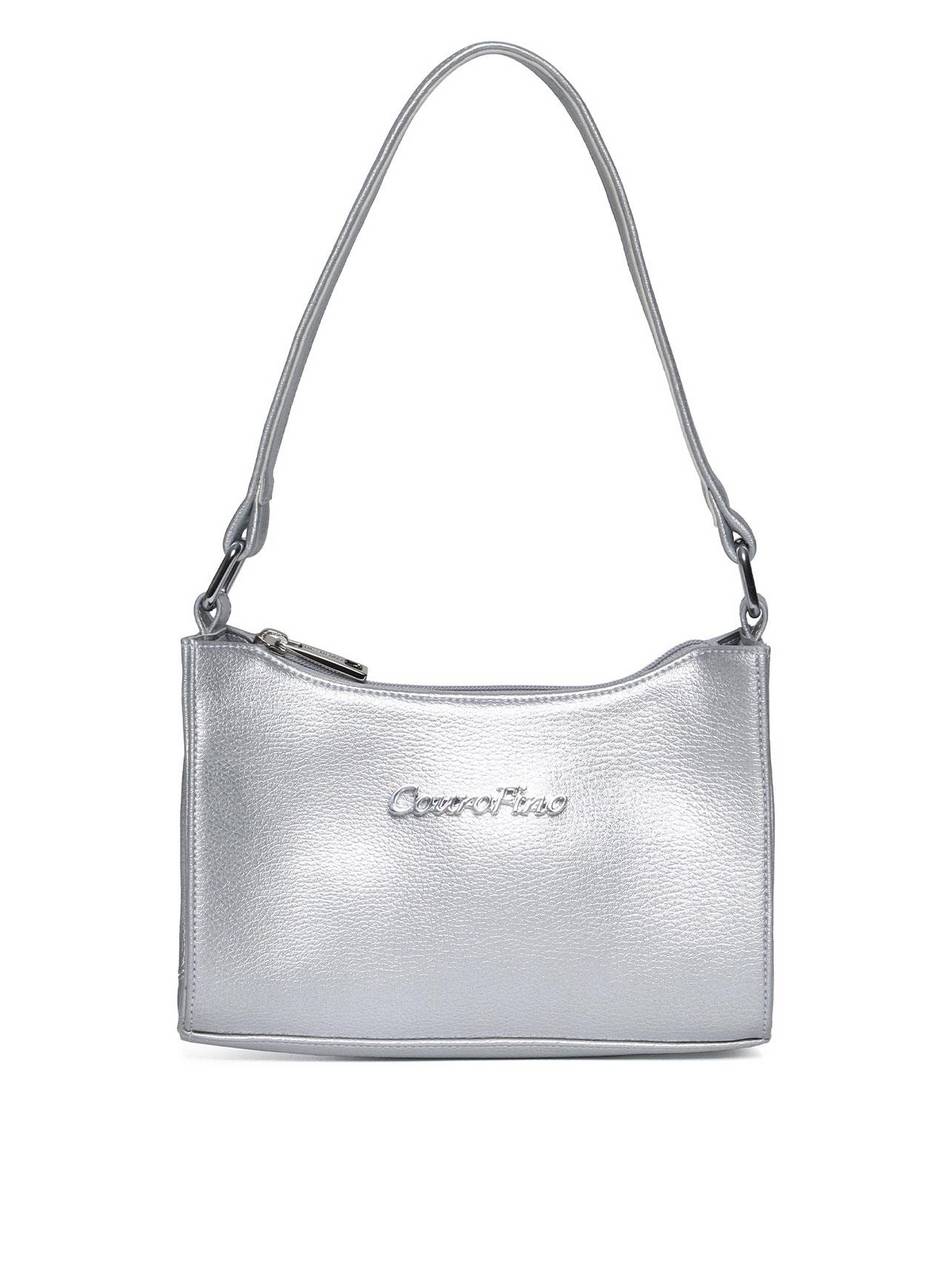 Bolsa Hobo Média Tiracolo Prata BSI-5751 - PT