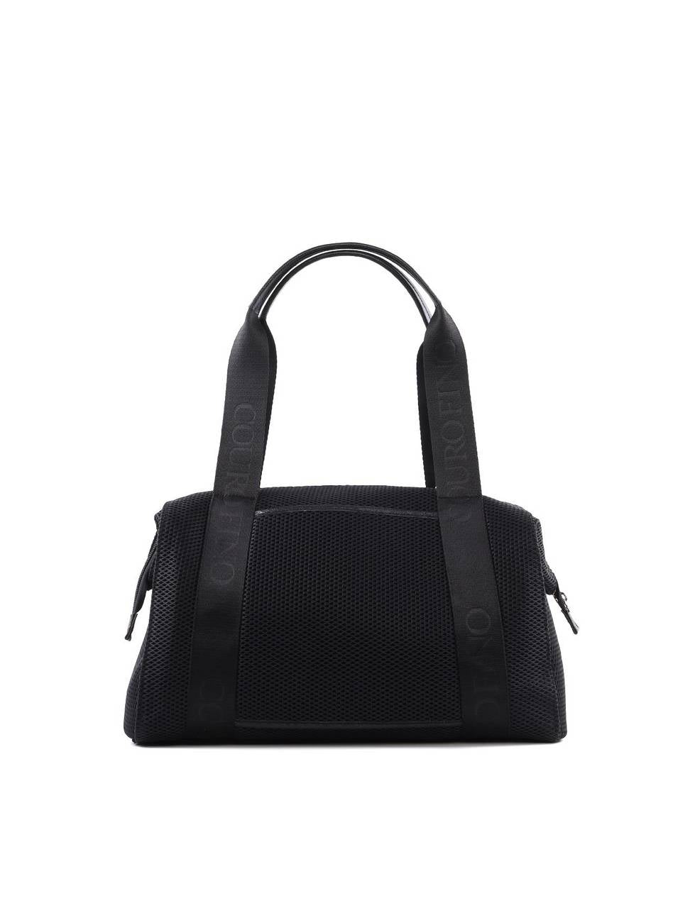 Bolsa Baú em Tela com Fita na Alça - Preta BSI-6400 - PR