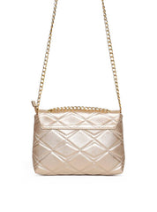 Bolsa Feminina Clutch Pequena Ouro BSI-5949 - AU