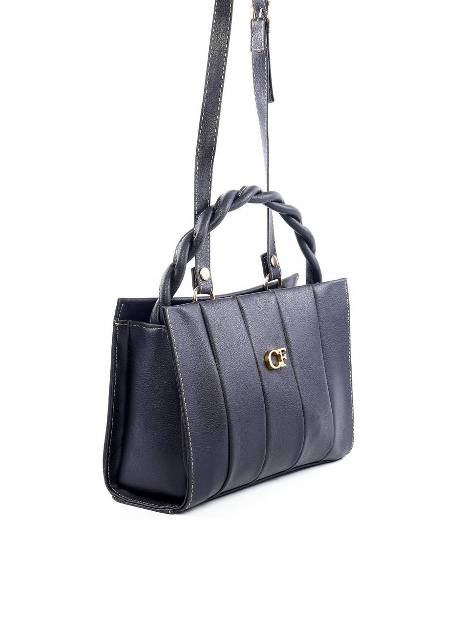 Bolsa Tote Feminina com Alça Retorcida - Preta BS-6155 - PR