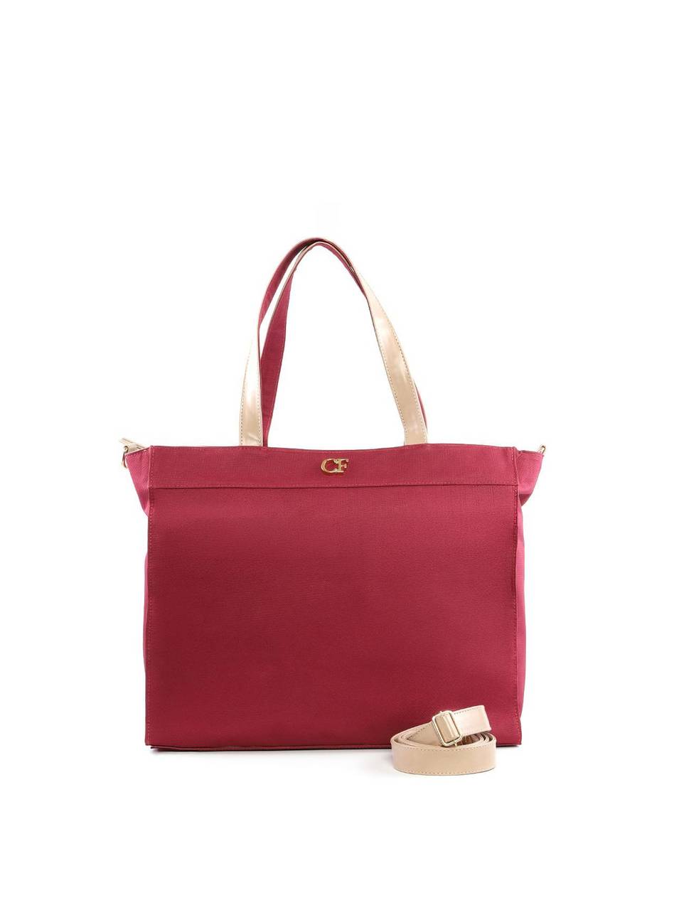 Bolsa Tote com Alça Dupla - Vinho BSI-6220 - VI