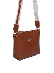 Bolsa Carteiro Tiracolo Alça com Ilhós Sintético - Castor BSI-5968 - CS