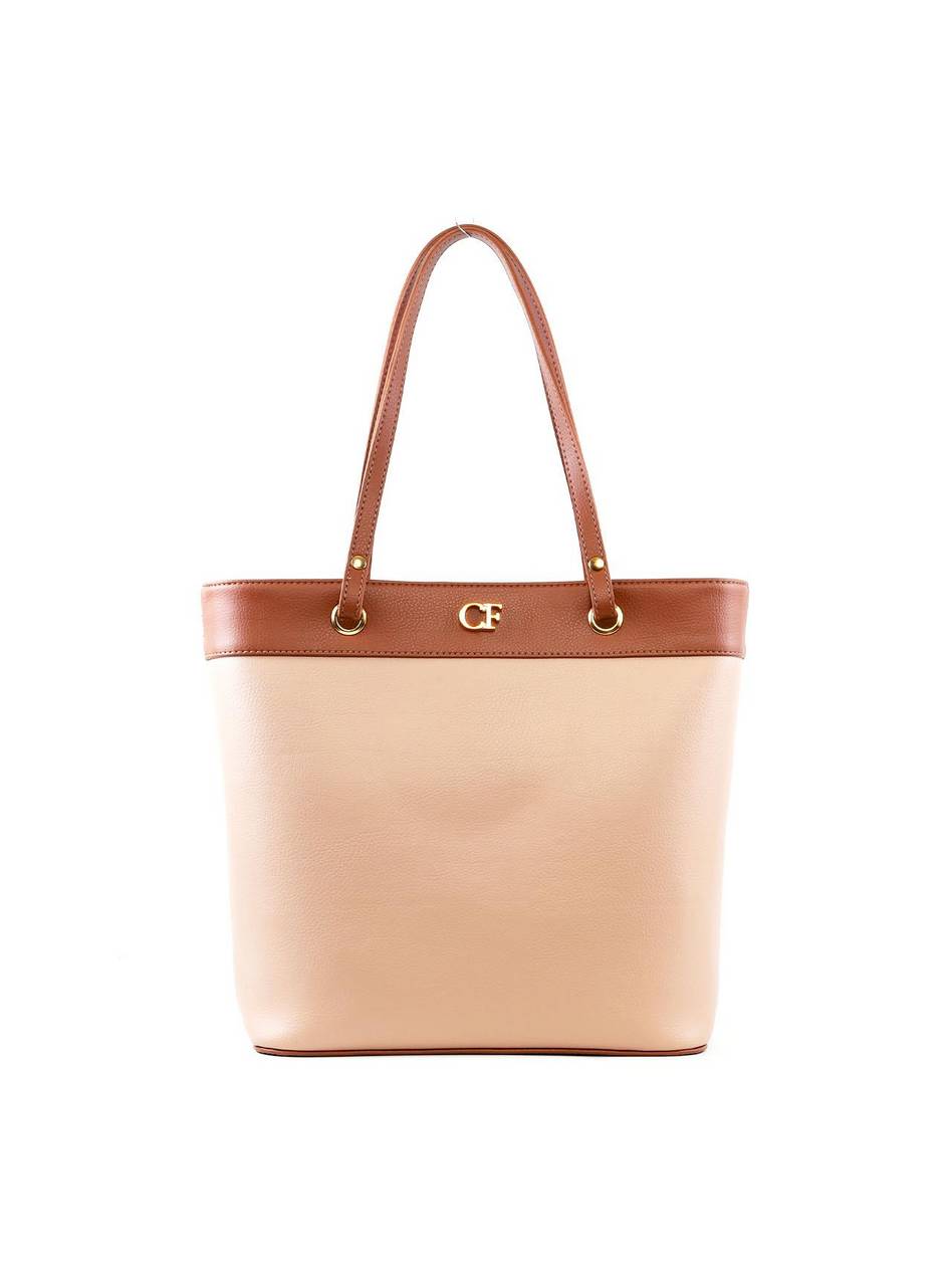 Bolsa Shopper Grande com Ilhós - Nude BSI-6460 - NU