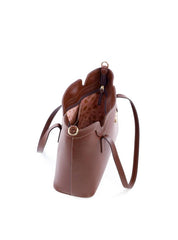 Bolsa Tote com Alça Dupla e Detalhe na Borda - Cacau BSI-6174 - CA
