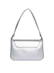 Bolsa Clutch Mão Pequena Prata BSI-5768 - PT