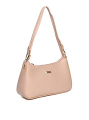 Bolsa Hobo Pequena Meia Lua - Nude BSI-5421 - NU