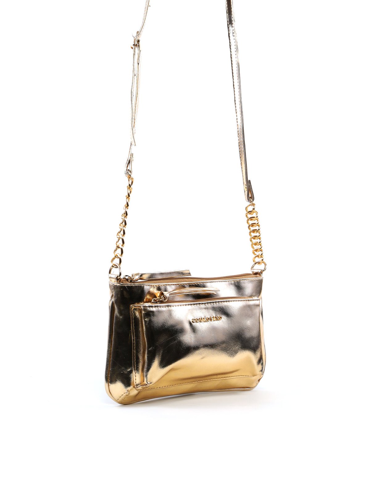 Bolsa Transversal Pequena com Bolso Frontal BSI-6519 - AU