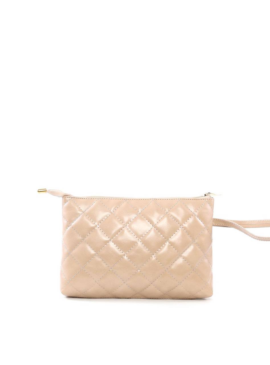 Necessaire Feminina Quadrada em Matelassê - Nude NSI-174 - NU
