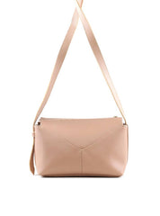 Bolsa Tote Transversal com Costura Frontal - Nude BSI-6451 - NU