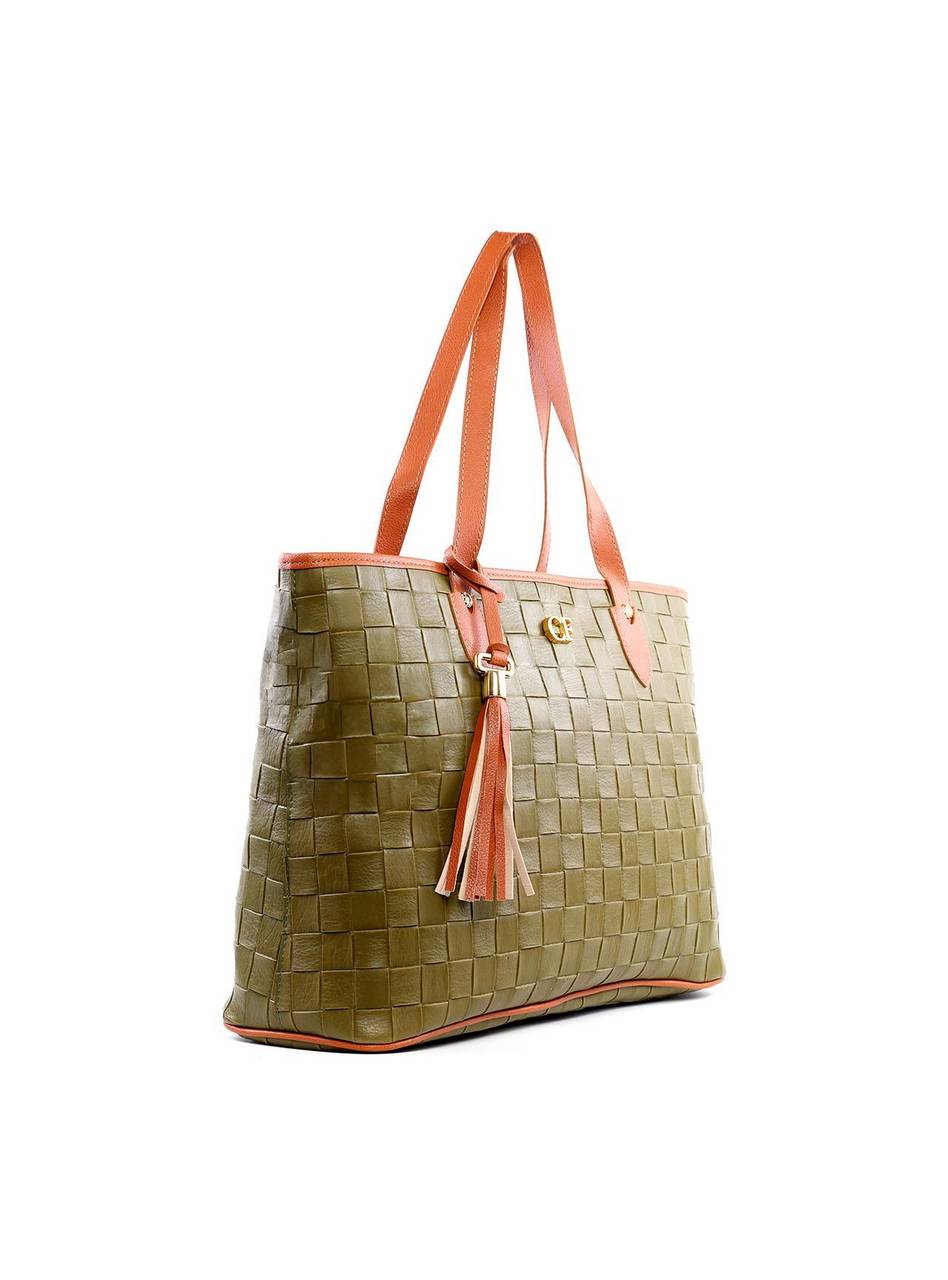 Bolsa Shopper com Rebites - Verde BSI-6231 - VD