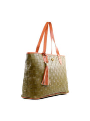 Bolsa Shopper com Rebites - Verde BSI-6231 - VD