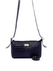 Bolsa Baguete Retangular com Alça Dupla - Preta BSI-6351 - PR