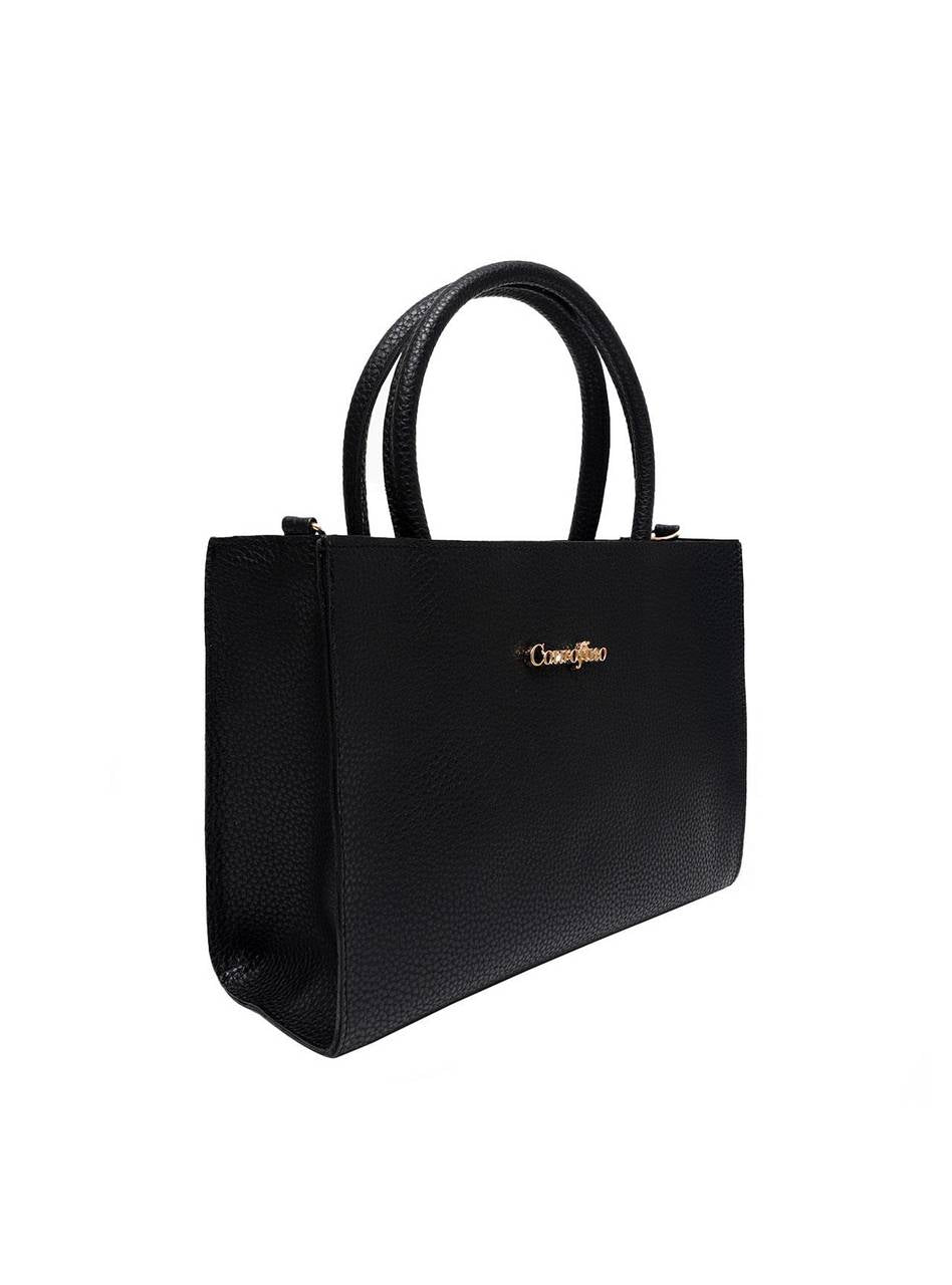 Bolsa Tote Mão Média Quadrada Preta BSI-4415 - PR