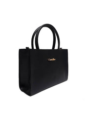 Bolsa Tote Mão Média Quadrada Preta BSI-4415 - PR