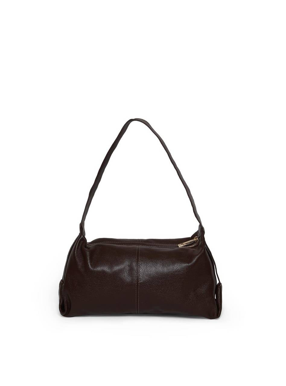 Bolsa Hobo Alça de Ombro Costura Central - Cacau BSI-5969 - CA