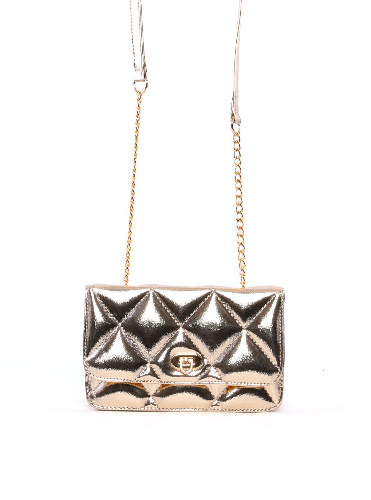 Bolsa Satchel Pequena Transversal com Matelassê BSI-6522 - AU