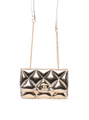 Bolsa Satchel Pequena Transversal com Matelassê BSI-6522 - AU