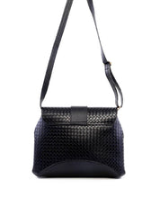 Bolsa Janaina Satchel em Tressê - Preta BSI-6295 - PR