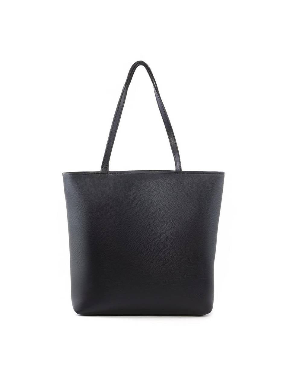 Bolsa Shopper com Detalhe de Costura - Preta BSI-6412 - PR