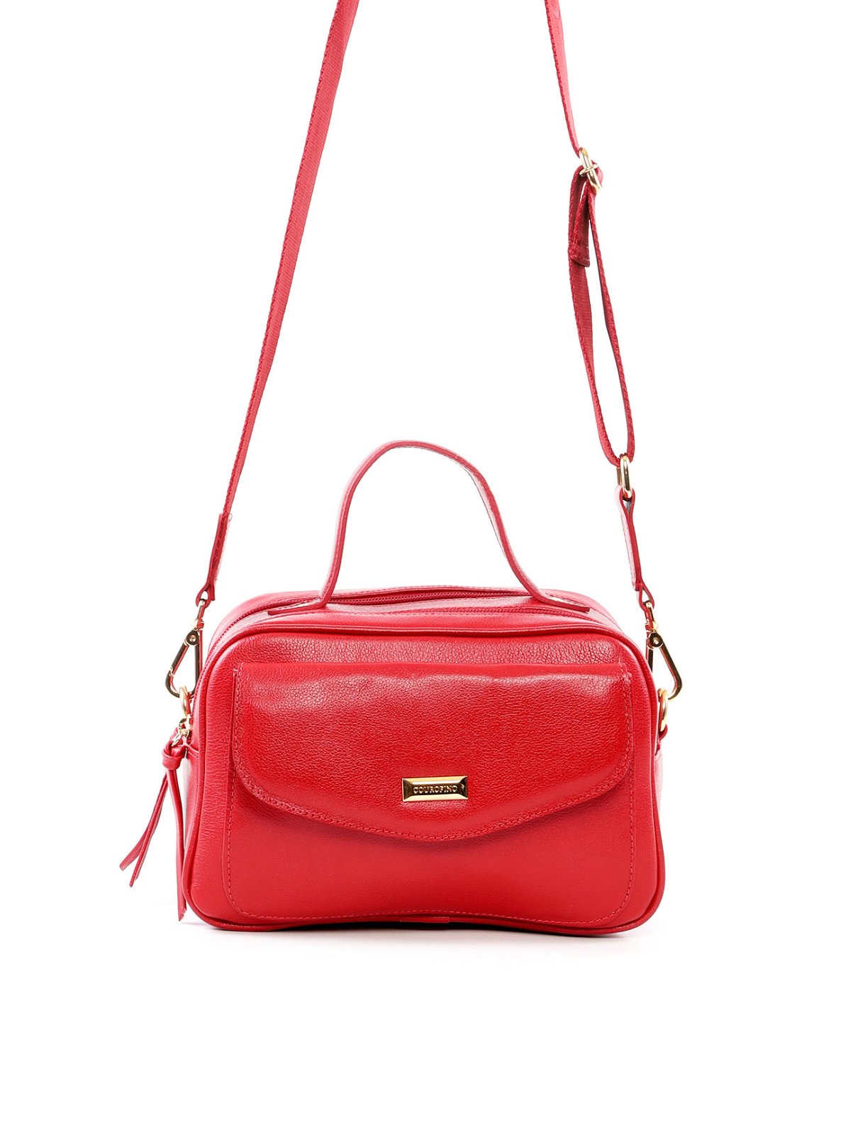 Bolsa Baú Transversal com Alça Dupla e Bolso Frontal BSI-6538 - VE