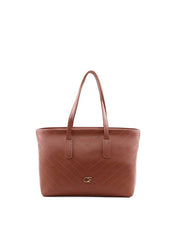 Bolsa Shopper com Costuras Frontais - Cacau BSI-6159 - CA