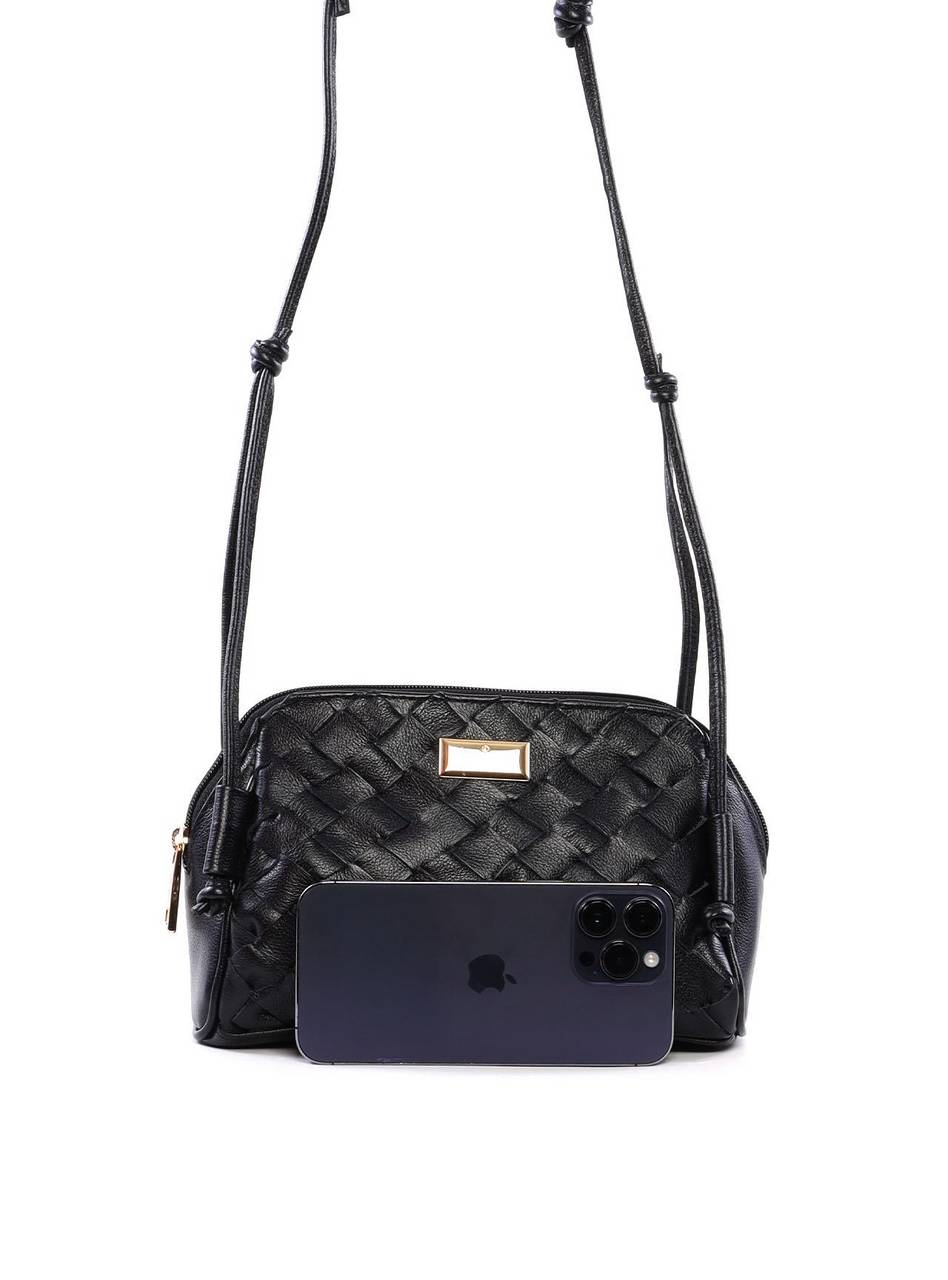 Bolsa Transversal Tressê com Alça Nó BSI-6440 - PR