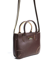 Bolsa Tote de Mão Média Transversal Cacau  BSI-5845 - CA