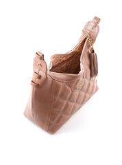 Bolsa Hobo Grande com Detalhe Matelassê e Barbicacho BSI-6486 - NU
