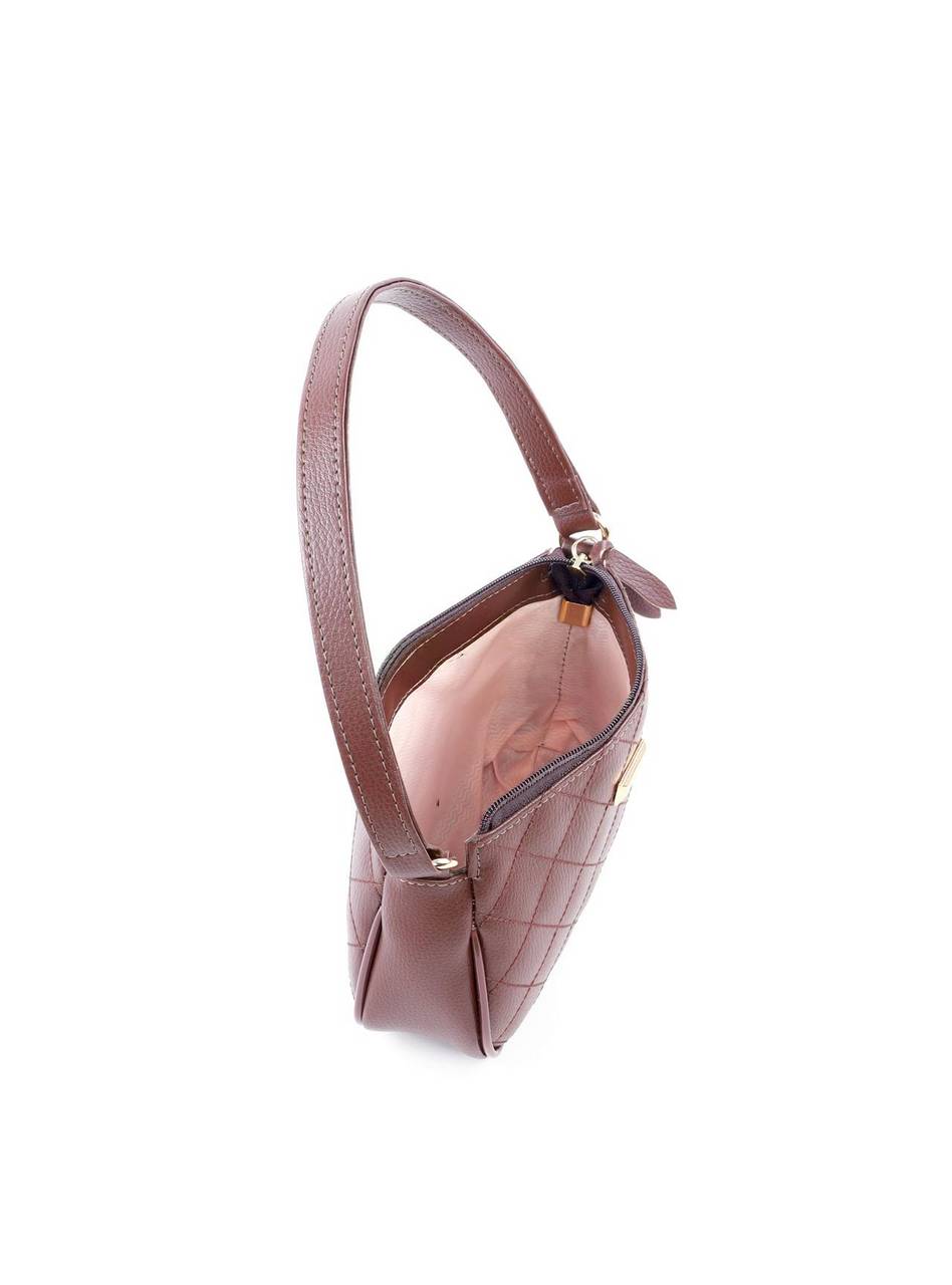 Bolsa Clutch Tiracoloco Metalasse Frente e Verso - Cacau BSI-5890 - CA