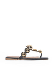 Sandália Feminina Rasteira Maxi - Preta SDI-11564 - PR