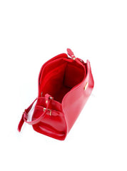 Bolsa Tote Transversal com Fivelas Laterais - Vermelha BSI-6218 - VE