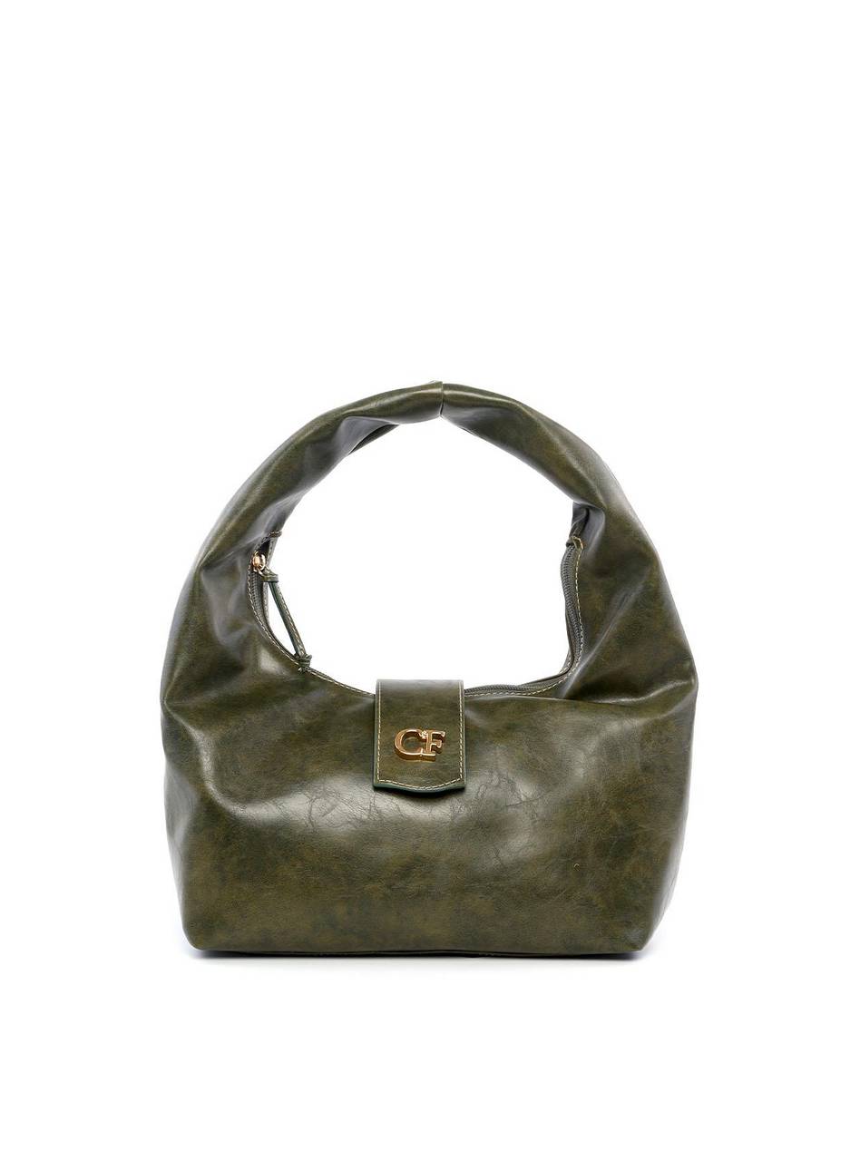 Bolsa Hobo com Placa CF - Verde BSI-6170 - VD