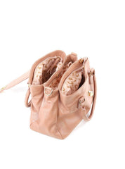 Bolsa Tote Alça Dupla Três Divisórias - Nude BSI-6380 - NU