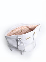 Bolsa Shopper Couro Tiracolo Bolinha Branca BSI-5074 - BR