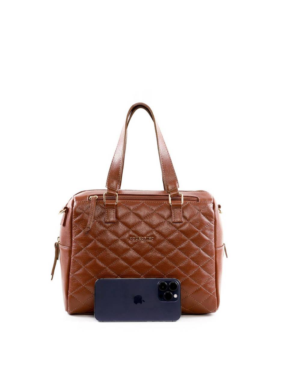 Bolsa Tote Arredondada em Matelasse - Castor BSI-6431 - CS