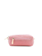 Necessaire Unissex Retangular em Tela - Rosa NSI-161 - RS