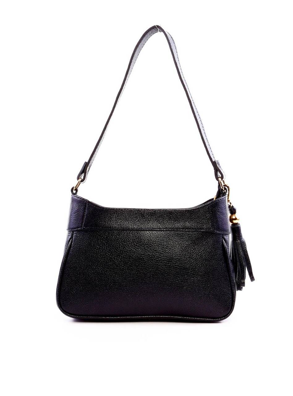 Bolsa Baguette Tiracolo com Barbicacho - Preta BSI-6293 - PR