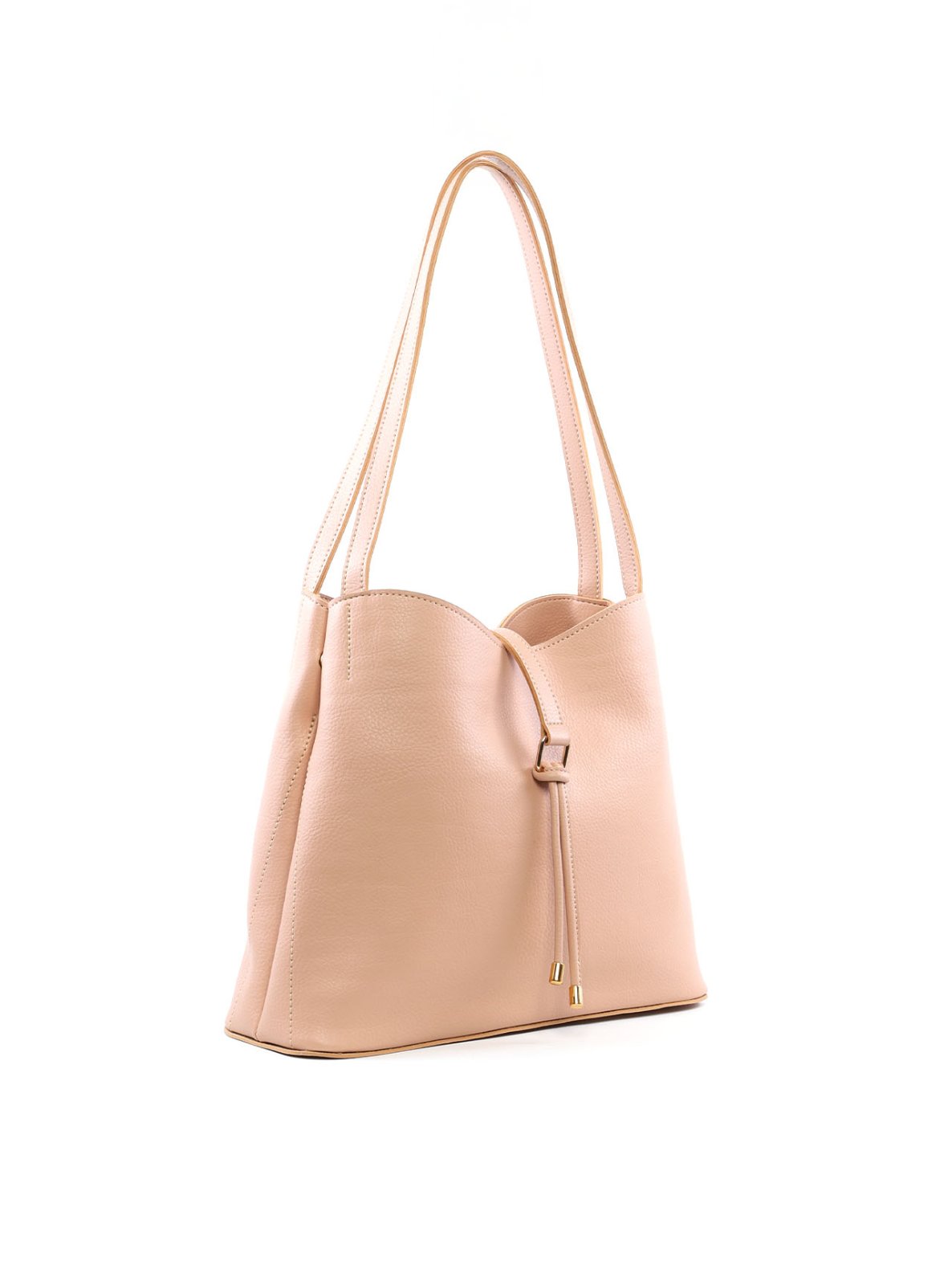 Bolsa Bucket Média Tiracolo com Três Divisórias BSI-6501 - NU