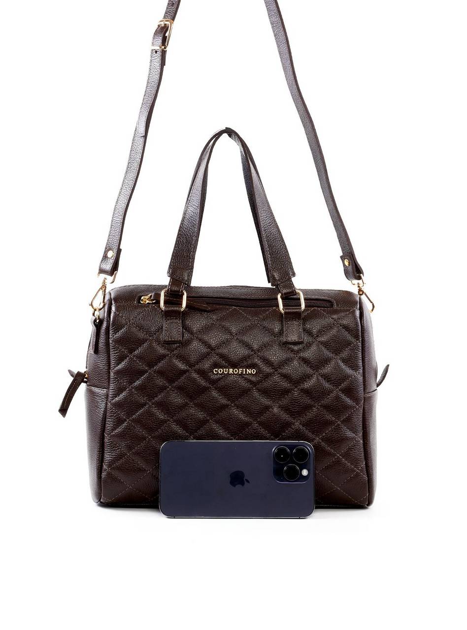 Bolsa Tote Arredondada em Matelasse - Cacau BSI-6431 - CA