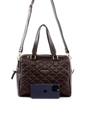 Bolsa Tote Arredondada em Matelasse - Cacau BSI-6431 - CA