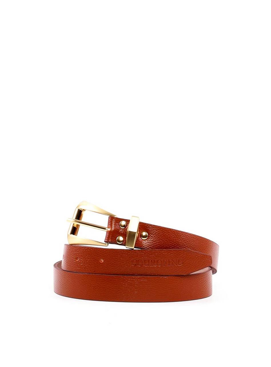 Cinto Feminino Fivela Grande em Couro - Castor CTI-1005 - CS