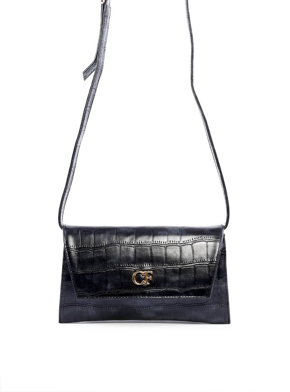 Bolsa Satchel Transversal Retangular - Preta BSI-6324 - PR